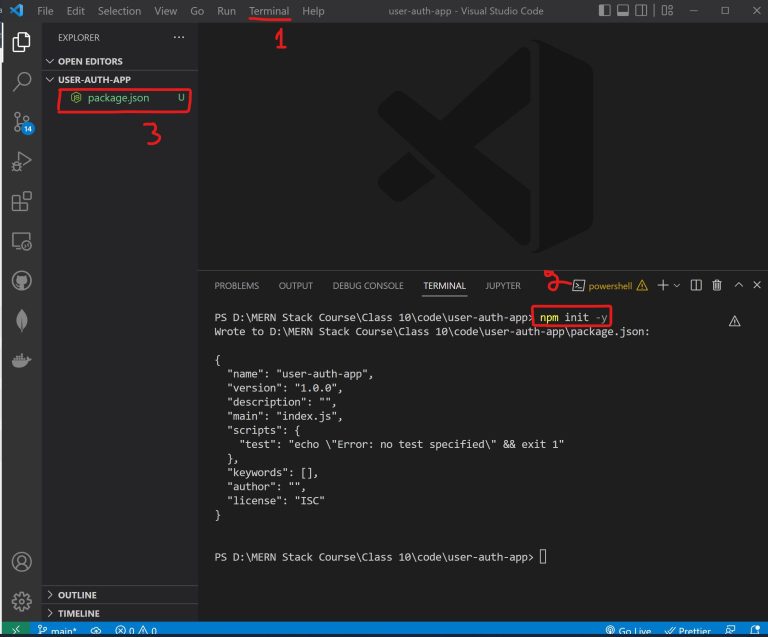 MERN Stack User Auth API 1